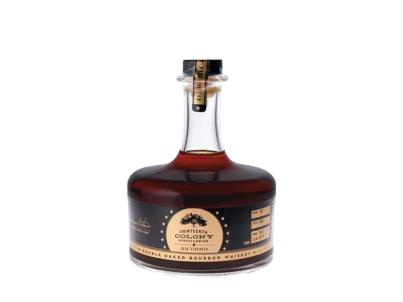 13th Colony Double Oaked Cask Strength Southern Bourbon Batchh 642 750ml