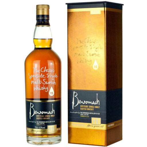 Benromach 15 Years Old Single Malt Scotch Whisky 750ml