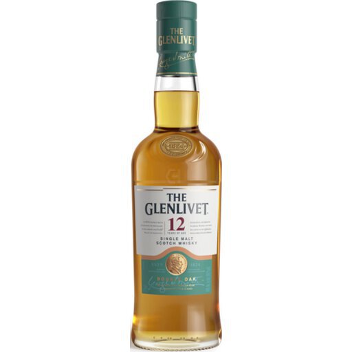 Glenlivet 12 Year Single Malt Scotch Whisky 375Ml