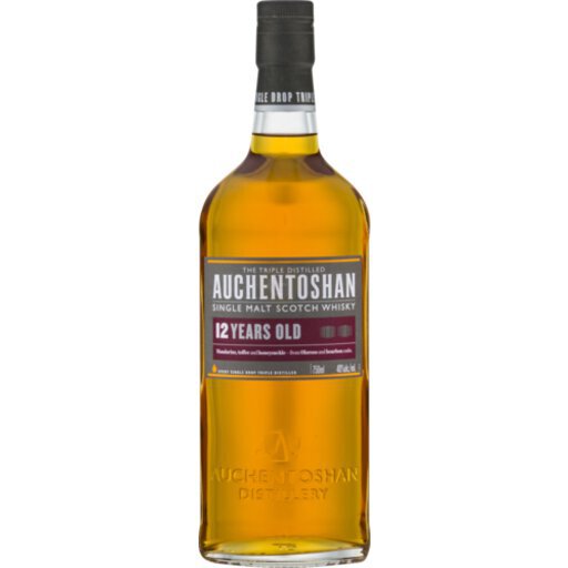 Auchentoshan 12 Years Old Single Malt Scotch Whisky 750ml